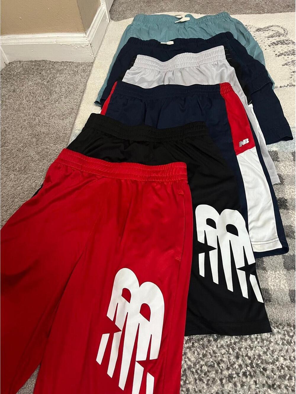 Boys Large 14-16 Athletic Shorts Bundle New Balance & Mixed - Picture 2 of 7